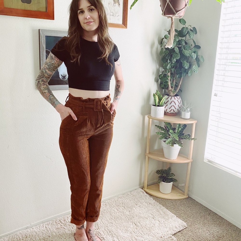 Wild Fable Corduroy Paper Bag Pants
